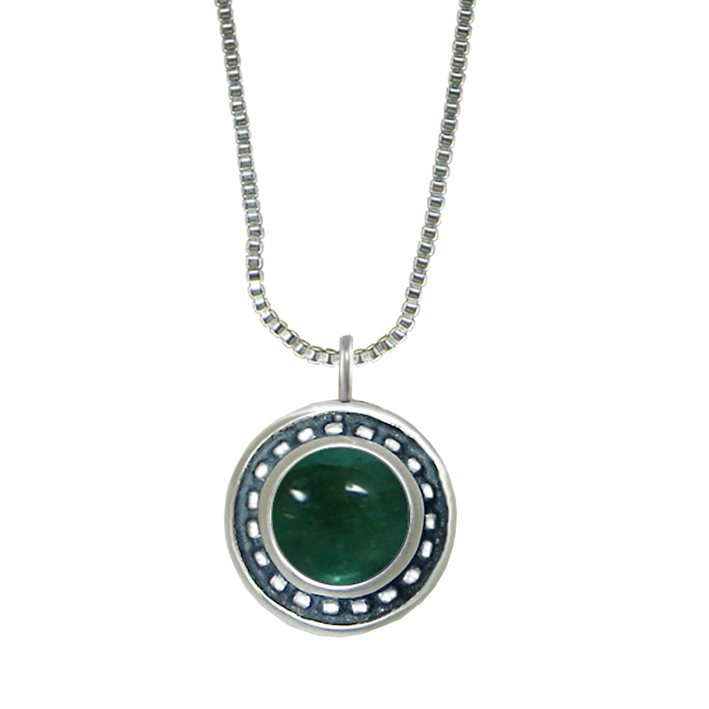 Sterling Silver Little Fluorite Pendant Necklace
